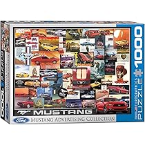 EuroGraphics Ford Mustang Evolution 50th Anniversary Puzzle (1000